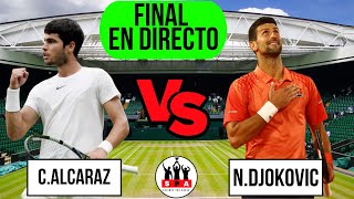 🎾ALCARAZ CAMPEON DE WIBLEDON🎾 FINAL WIMBLEDON EN DIRECTO🔥  LIVE TENNIS NARRANDO EN VIVO [upl. by Annaxor]