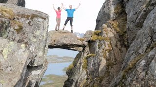 Fjelltur Djevelporten og Fløya 590 moh  Svolvær  Vågan  Lofoten  20160528 [upl. by Nylzor]