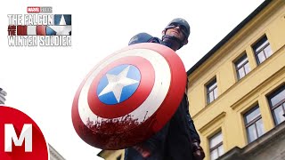 John Walker Kills Flag Smasher  The Falcon and The Winter Soldier Episode 4 4K  OLD [upl. by Levey]