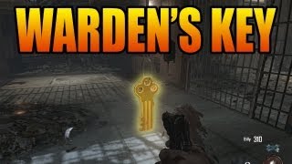 How to Find the Wardens Key  Black Ops 2 Mob of the Dead Zombies Get the Warden Keys [upl. by Eilssel66]