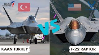 Who Is The Best the Power of Turkish quotKaan TFXquot Fighter Jet Against the F22 Raptor [upl. by Leor634]