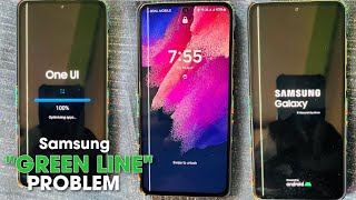 Samsung Green Line Display Problem Start  Dont Update Your Samsung Phone Right Know [upl. by Ajile221]