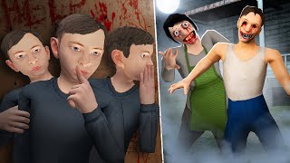 СТРАШНЫЕ РОДИТЕЛИ ОХОТИТСЯ НА НАС СБЕЖАЛИ ИЗ ДОМА СКУЛБОЙ В Garrys Mod [upl. by Neivad]