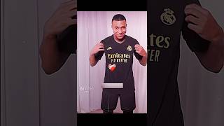 Mbappé in Real Madrid jersey🤩💀 trending funny viral football [upl. by Erlin869]