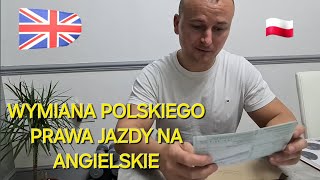 WYNIANA POLSKIEGO PRAWA JAZDY NA ANGIELSKIE [upl. by Marlowe565]