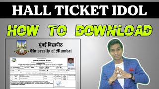 How To Download Hall Ticket  Hall Ticket Download 2020 Mumbai University  Suraj Patel Education [upl. by Herson]