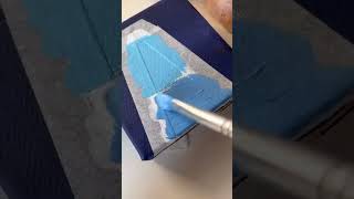 Mini canvas painting for beginner painting artwork shortsfeed shorts ytshorts [upl. by Cirala]