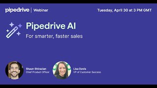 Pipedrive AI for smarter faster sales ✨ [upl. by Frederiksen]