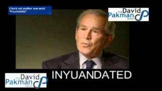 George W Bush Interviews Making Up New Words Bush Election Poll [upl. by Boeschen]