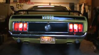 1970 Mustang Mach 1 351C Exhaust video [upl. by Ragucci]