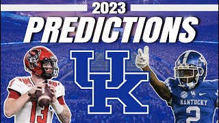 Kentucky 2023 College Football Predictions  Wildcats Full Preview [upl. by Lawson]