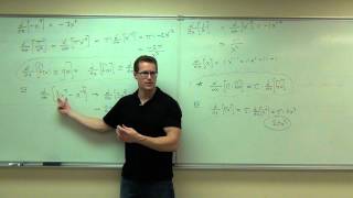 Calculus 1 Lecture 22 Techniques of Differentiation Finding Derivatives of Functions Easily [upl. by Morrie]