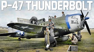 P47 Thunderbolt  The Mighty Aircraft That Helped Win WWII Nicknamed quotThe Jugquot [upl. by Alduino710]