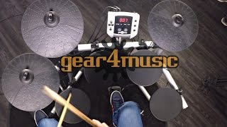 Digital Drums 400 Compact Electronic Drum Kit by Gear4music [upl. by Abbie]