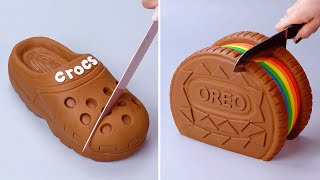 So Yummy 3D Fondant OREO Cake Decorating  Perfect Realistic Idea  Cake Hacks [upl. by Ayikahs149]