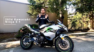 Is the 2024 Kawasaki E1 just an electric Ninja 400 [upl. by Yona]