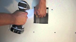 Drywall Tips amp TricksHow to patch a holedoor knob patch The pros way drywall taping mudding [upl. by Alacim163]