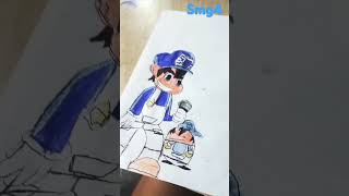 Dibujo de Smg4 en fnf  fnf mario Smg4 [upl. by Llemij]