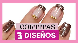 Uñas 2024 Tendencias Cortas Elegantes Diseños Fáciles y Sencillos Paso a PasoShort nails [upl. by Ettevey822]