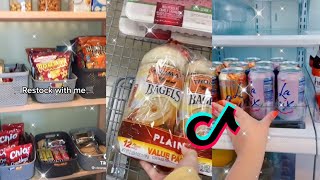 grocery shopping and restocking tiktok compilation 1 [upl. by Tsenrae323]