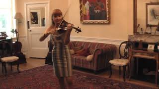 Brahms Violin Concerto Violin Opening on Karol Lipinskis Guarneri del Gesu Anna Karkowska [upl. by Meldon]