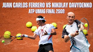 JUAN CARLOS FERRERO VS NIKOLAY DAVYDENKO  2009 ATP UMAG FINAL [upl. by Rosio]