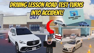 Greenville Wisc Roblox l Driving School Road Test BUILDING COLLAPSES Roleplay [upl. by Tychonn]