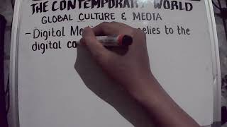 Global Culture and Media LESSON 8  THE CONTEMPORARY WORLD [upl. by Naxor]