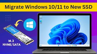 Migrate Windows 1011 to NEW SSD  NVME M2 [upl. by Kloman]