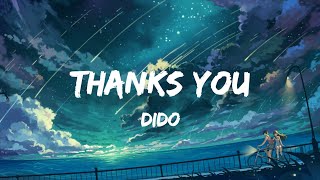 dido  thank you lyrics [upl. by Raychel]