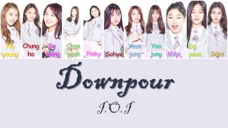 IOI 아이오아이  Downpour 소나기 HanRomEng Lyrics [upl. by Leribag]