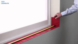 How to Measure amp Fit Pleated Blinds  Inside The Recess  by Louvolite [upl. by Ayalahs]