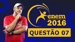 ÁCIDOS NUCLEICOS NO ENEM 2016  questão 07 [upl. by Erehc]