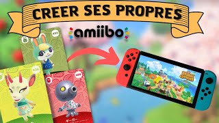 TUTO COMMENT CREER SES PROPRES CARTES ANIMAL CROSSING SUR iOS  AmiiBoss [upl. by Airotal]