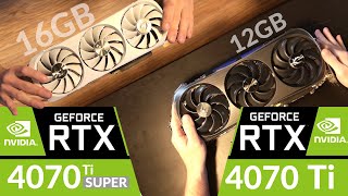 RTX 4070 TI SUPER vs RTX 4070 TI Review  Geforce RTX 4070 TI Super Zotac Gaming [upl. by Alroi]