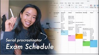 How to plan your exam study schedule from a serial procrastinator [upl. by Adyam577]