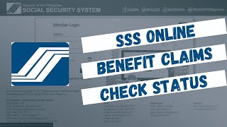 How to Check the Status of your Benefits Claim Using the SSS Website [upl. by Iruahs]