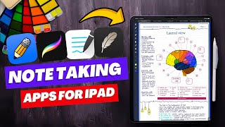 The BEST Note Taking Apps for iPad 2023 📱📝 [upl. by Seligman864]