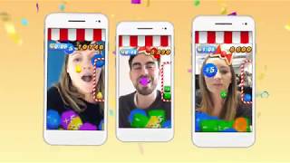 Candy Crush Saga  Facebook Camera Effect [upl. by Anaek]