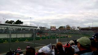 Australian Grand Prix 2013 Race First Lap Senna Stand [upl. by Hare]