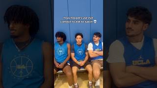 how hoopers ask to sub in 👀 hoop hooper basketball ucla viral [upl. by Salomone]