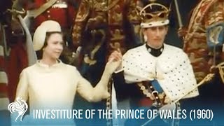 Prince Charles Investiture of the Prince of Wales aka POW 1969  British Pathé [upl. by Filbert]