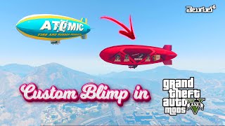 How To Change Texture for Custom Blimp in GTA V Mod  GTA 5  GTA V  Sanz [upl. by Normak646]