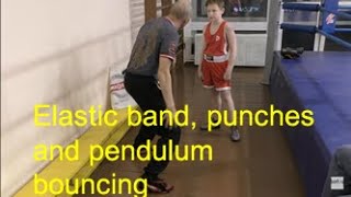 Boxing Elastic band and pendulum bouncing [upl. by Thain]