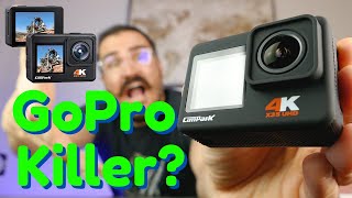 Campark X35 Action Camera Unbox amp Review 2023 [upl. by Pasco]