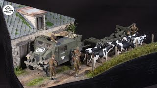 Be careful where you tread  135 WW2 diorama [upl. by Ynaffi]