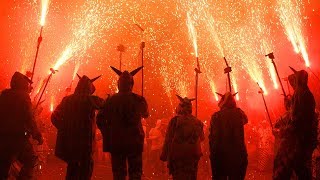 Correfoc Festa Major De Gracia Barcelona The Fire Run [upl. by Camile376]