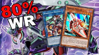 NEW 80 WIN RATE ROKKET FT BORRELOAD FURIOUS DRAGON Decklist  Guide YuGiOh Duel Links [upl. by Etty]