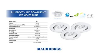 Unboxing Malmbergs MD70 Bluetooth Downlight Kit [upl. by Clover938]