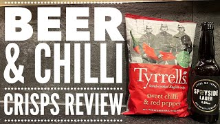 Speyside Lager Review  Tyrrells Sweet Chilli amp Red Pepper Review [upl. by Meihar]